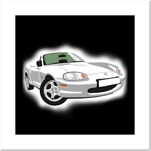 Mazda Miata mx-5 1999 2000 2001 2002 2003 2004 2005 Posters and Art